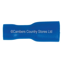 Sealey Terminals 100 Pack Insulated 4.8mm Female Blue